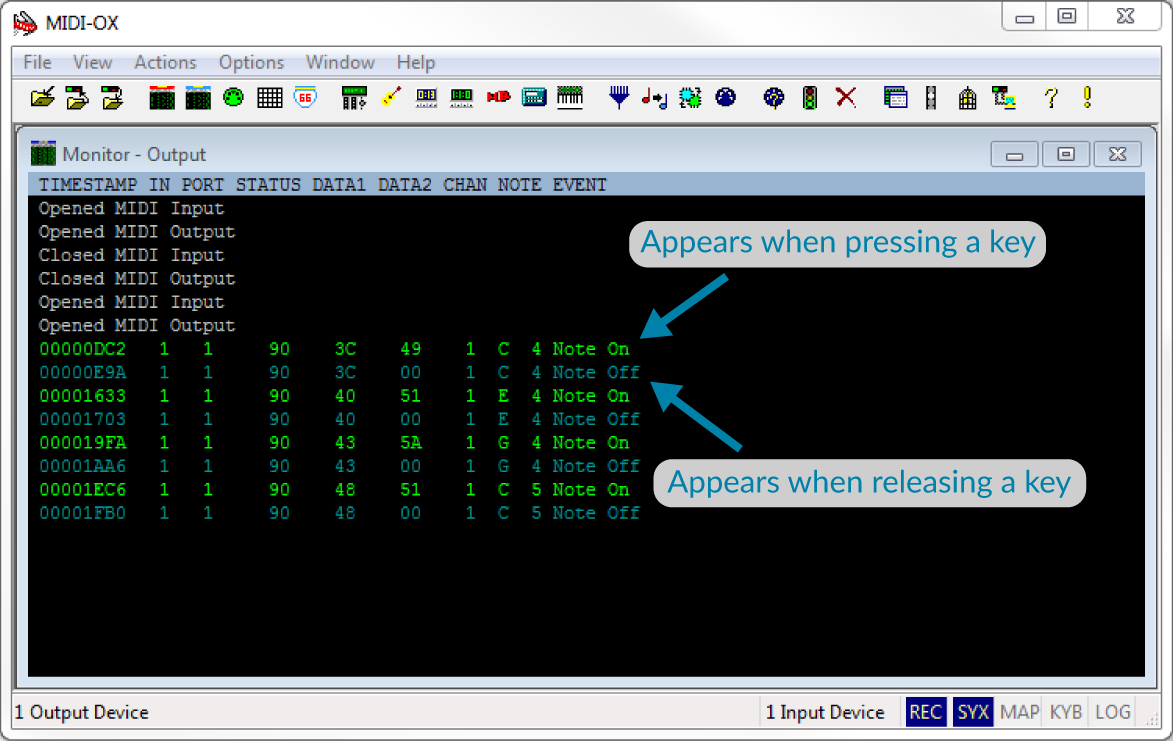 MIDI Input Troubleshooting (No MIDI input signal) Finale/Garritan