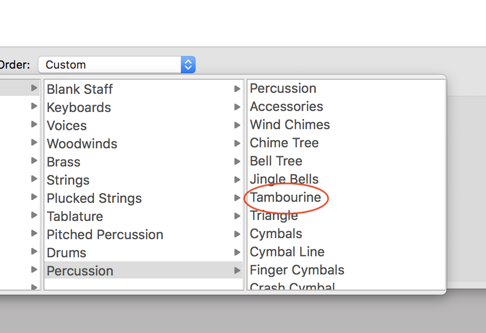 percussion MakeMusic Help Center
